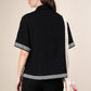 VERY J Crinkled Woven Shirt Top & Shorts Set - Farnelli