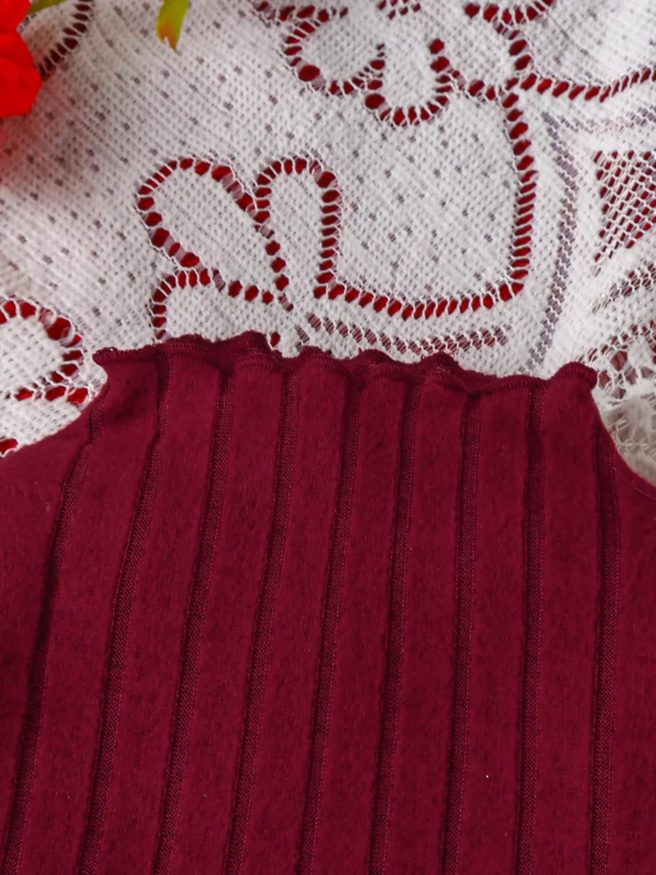 Children's Ribbed Knit Top and Dress Set - Farnelli