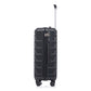 HouseOfZazla 3-piece spinner wheel luggage set with combination locks in matching sizes