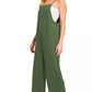 Zenana Rayon Woven Wide Leg Jumpsuit - Farnelli
