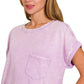 Zenana Premium Cotton Washed T-Shirt Dress - Farnelli