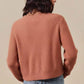 SO ME Checkered Plaid Tape Lace Up Ribbed Sweater - Farnelli