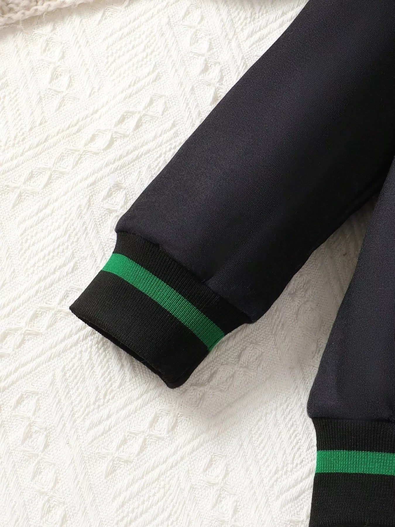 Children's Cartoon Bear Graphic Baseball Jacket - Farnelli