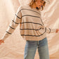 SO ME Stripe Crew Neck Basic Essential Sweater - Farnelli