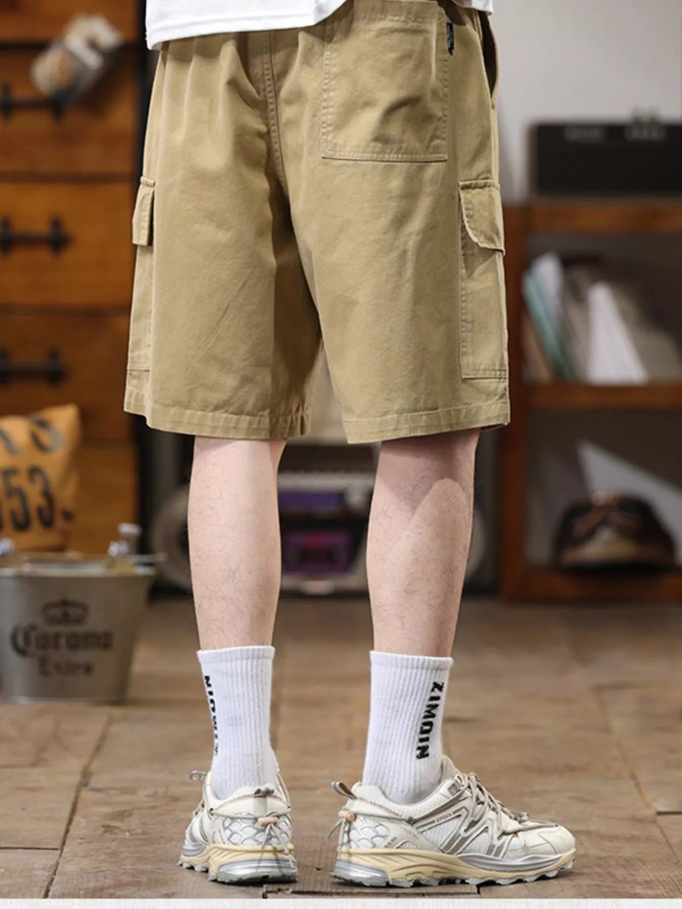 Men's Plus Size Casual Cargo Shorts - Farnelli
