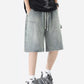Men's Vintage Wash Denim Shorts - Farnelli
