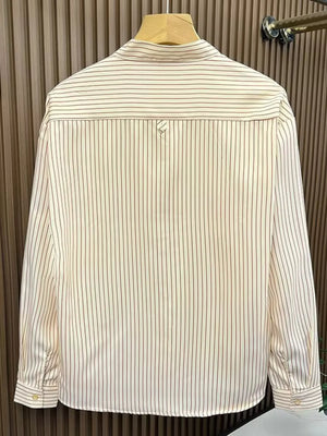 Men's Striped Button-Down Shirt - Farnelli