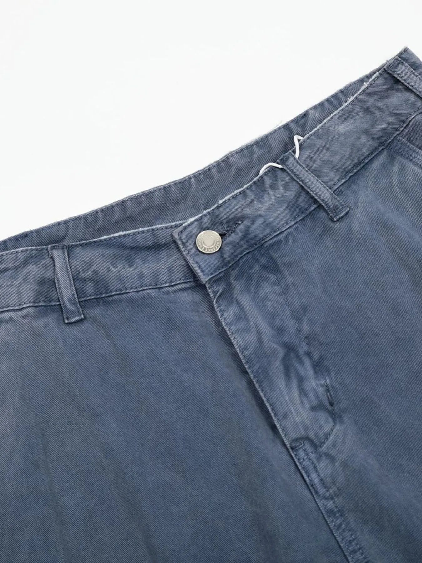 Men's Wide-Leg Cargo Jeans with Side Pockets - Farnelli