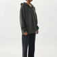 Men's Washed Quarter-Zip Hoodie with Kangaroo Pocket - Farnelli