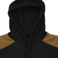 Men's Full Size Drawstring Contrast Shoulder Panels Hoodie Plus Size - Farnelli