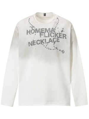 Men's Letter Basic style Round Neck T-Shirt - Farnelli