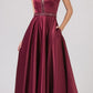 CLEARANCE - Eureka 9010 Embellished Long Prom Dress V-Neck with Pockets (Size L)