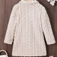 Children's Cozy Textured Double-Breasted Outerwear - Farnelli