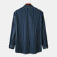 Men's Striped Button-Down Shirt - Farnelli