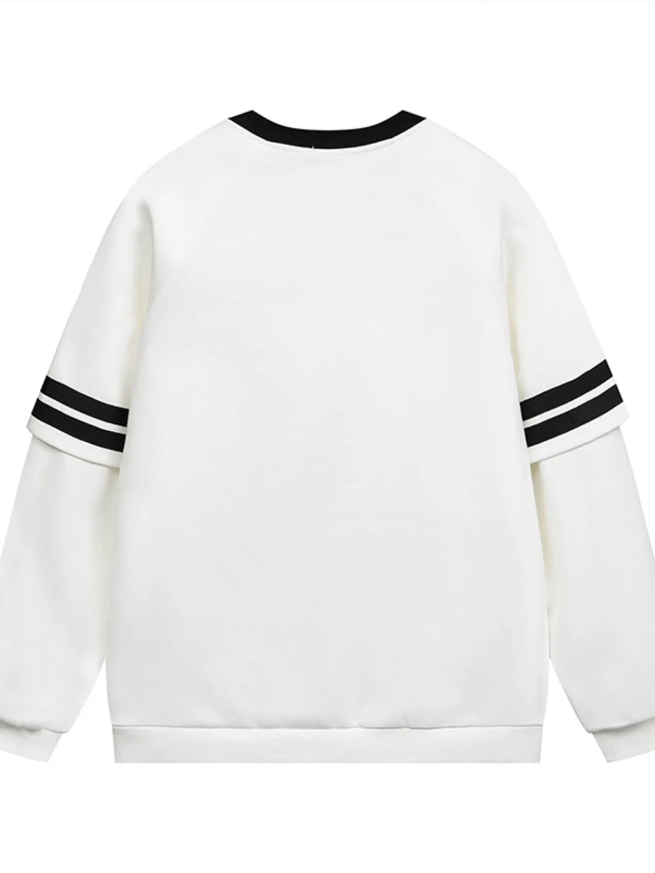 Men's Round Neck Raglan Sleeve Sweatshirt - Farnelli