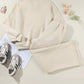 Drop Shoulder Zip Up Jacket and Drawstring Pants Active 2pcs Set - Farnelli