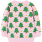 Children's Christmas Tree Print Crewneck Sweatshirt - Farnelli