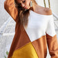 BiBi Color Block Geometric Sweater - Farnelli