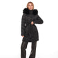 Genuine Fur Trim Down Coat