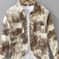 Men's Plus Size Abstract Print Long Sleeve Casual Shirt - Farnelli