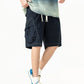 Men's Plus Size Drawstring Cargo Shorts - Farnelli