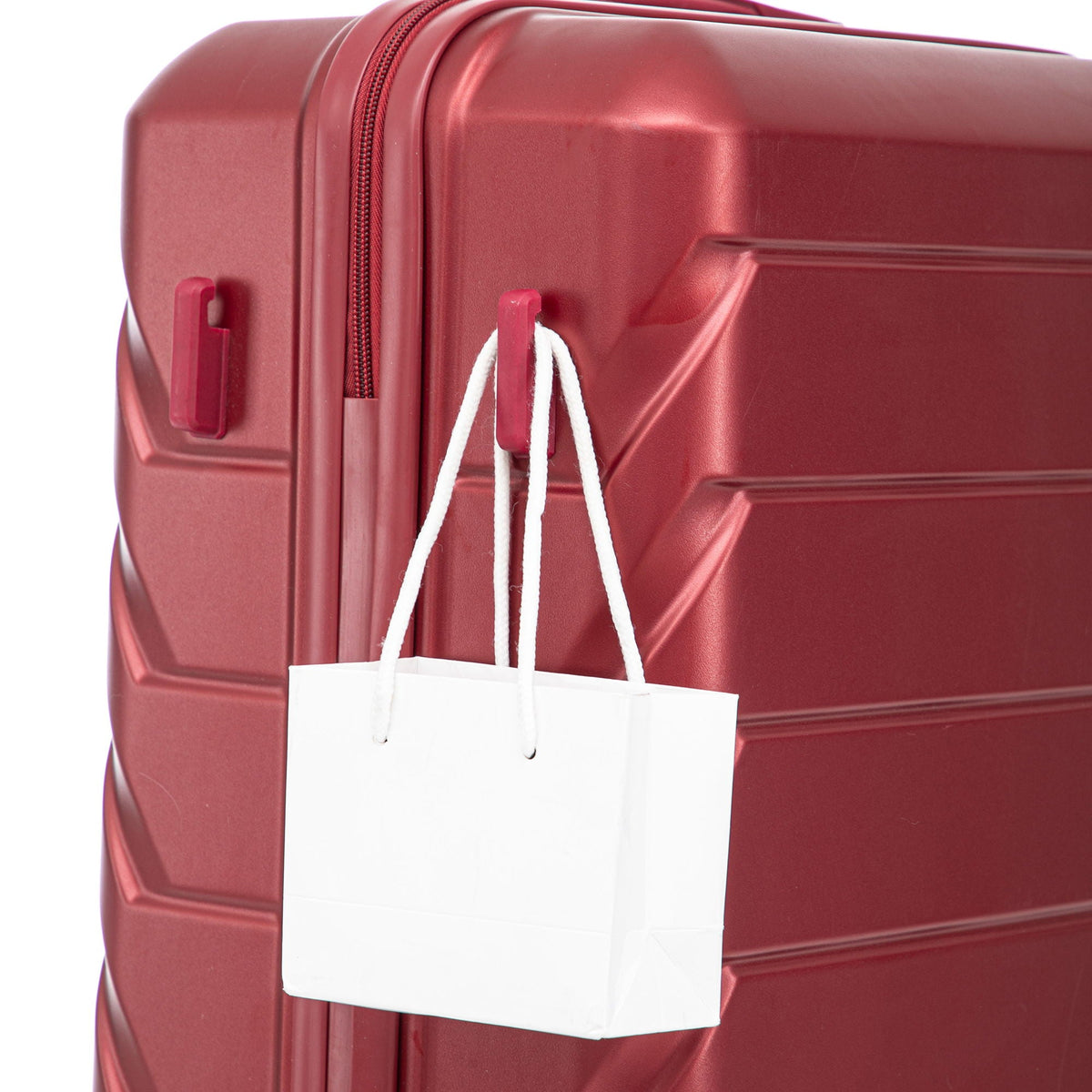 HouseOfZazla 3-piece spinner wheel luggage set with combination locks