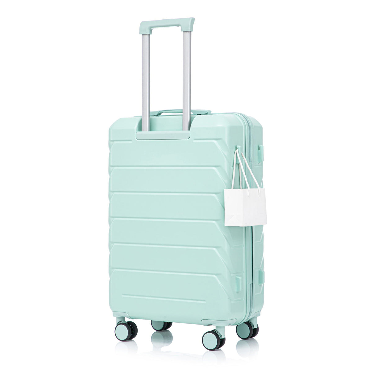 HouseOfZazla 3-piece spinner wheel luggage set with combination locks