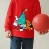 Children's Christmas Tree Crewneck Sweatshirt - Red