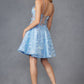 Juliet JT917A Dress Embroidered Lace with Corset Bodice Cocktail Dress