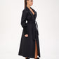 Miru Trench Coat in Black