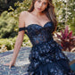 Juliet JT920K Dress Short Tulle Sequin A-Line Cocktail Dress
