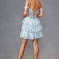 Juliet JT920K Dress Short Tulle Sequin A-Line Cocktail Dress