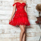 Juliet JT920K Dress Short Tulle Sequin A-Line Cocktail Dress