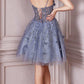Cinderella Divine 9243 Strapless A-Line Short Dress