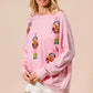 BiBi Sequin Nutcrackers Embroidery Christmas Sweatshirt - Farnelli