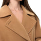 Monique Tailored Cashmere Wool Blend Coat in Bluff