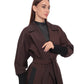 Pre-Order. Re-Stock Ships September 2026. Miru Trench Coat in Chocolate