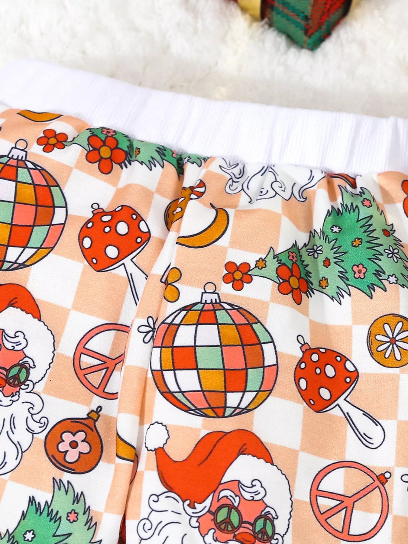 Children's Christmas Santa Print Long Sleeve Set - Farnelli