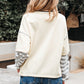 Ashley Striped Long Sleeve Two-in-one Top - Farnelli
