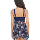 Printed Wide Strap Two-Piece Swim Set - Farnelli