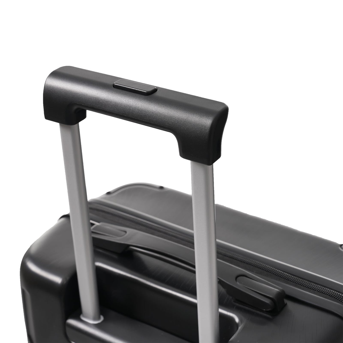 HouseOfZazla 20-inch black hardshell carry-on luggage with TSA lock