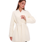 Opera Cashmere Blend Overcoat in White