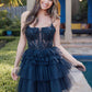 Juliet JT935K Dress Corset Top Tulle Ruffle Cocktail Skirt
