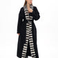 Genuine French Orylag Fur Italian Cashmere Wool Coat