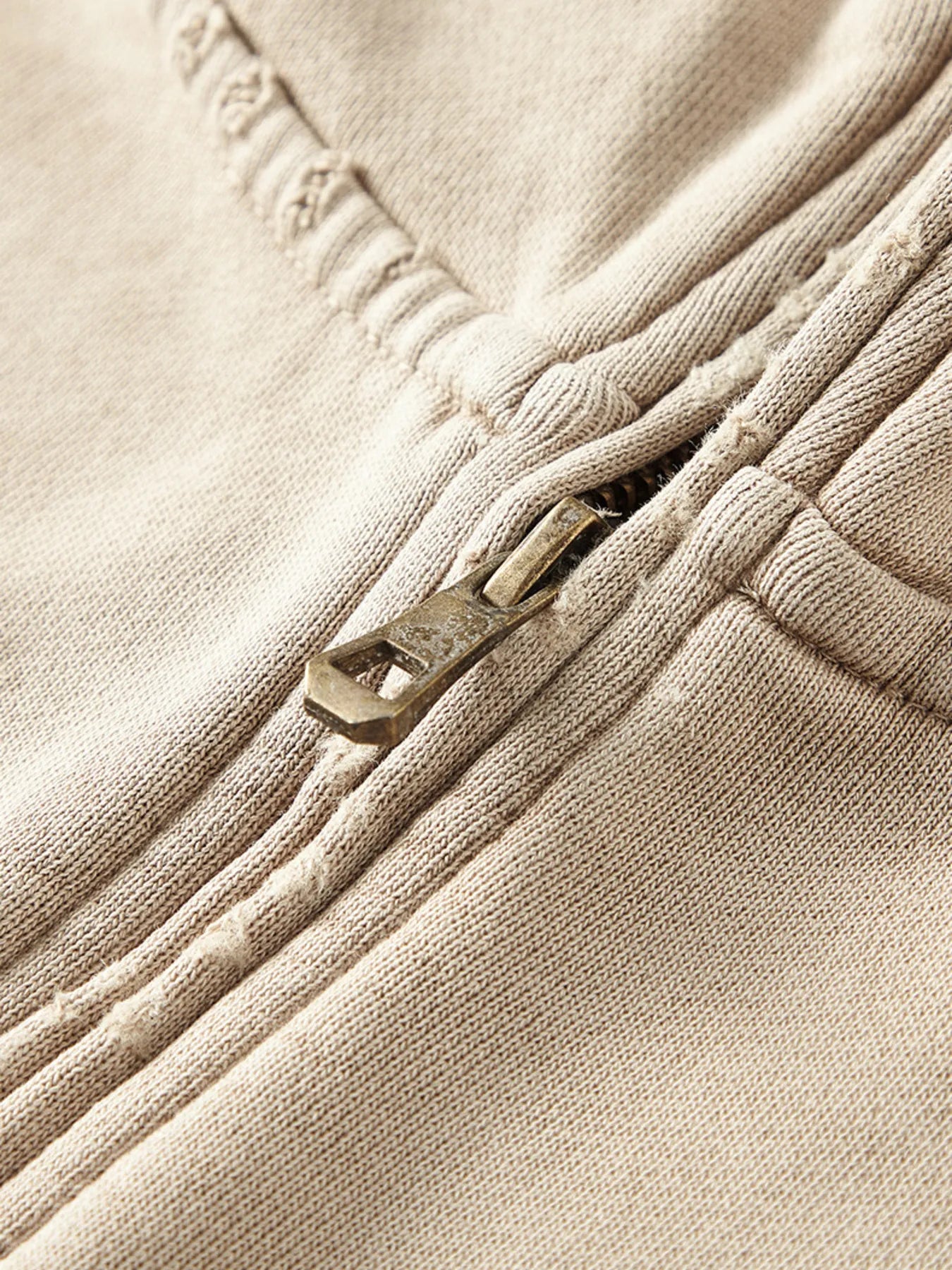 Men's Washed Quarter-Zip Hoodie with Kangaroo Pocket - Farnelli