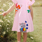 Children's Cartoon Animal Casual Dress - Farnelli