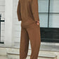 Men's Plus Size Long Sleeve Top and Pants Set - Farnelli