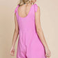 Culture Code Full Size Shoulder Knot Baggy Romper - Farnelli