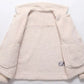 Men's Plus Size Shearling Lined Button Up Jacket - Farnelli