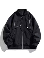 Men's Plus Size Casual Lightweight Bomber Jacket - Farnelli